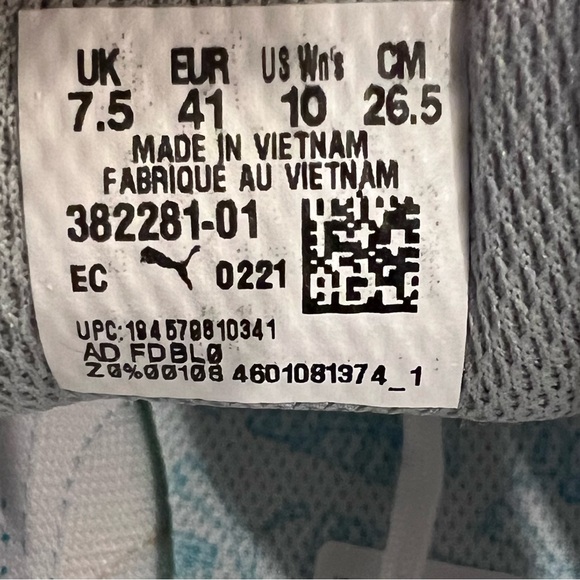 Puma Green and Pink Retro Sneakers - Picture 6 of 6